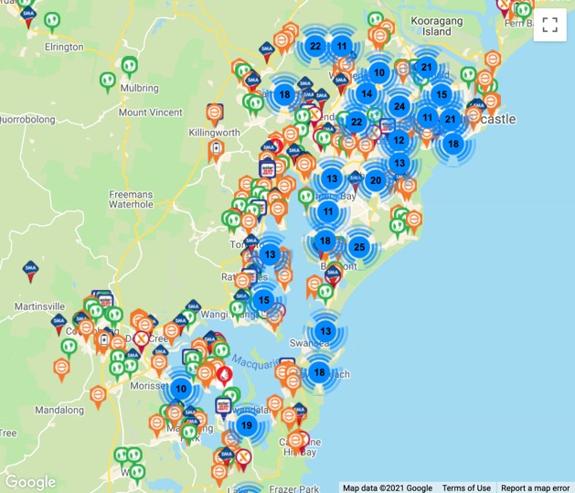 f1ed977d newcastle solar installer map - Solar Panels Newcastle